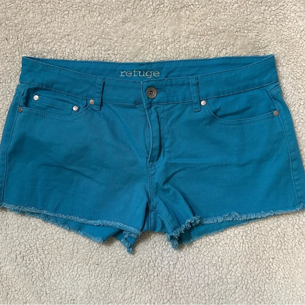 Refuge Women's Blue Denim Shorts
